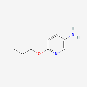 molecular formula C8H12N2O B3053211 Pyridine, 5-amino-2-propoxy- CAS No. 52025-35-1