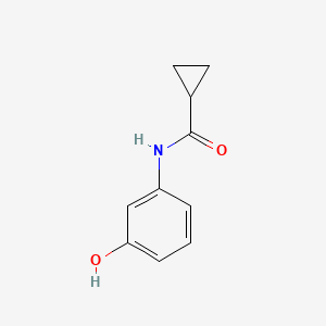 molecular formula C10H11NO2 B3053214 N-(3-hydroxyphenyl)cyclopropanecarboxamide CAS No. 52041-73-3