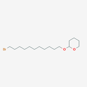 molecular formula C16H31BrO2 B3053217 2-((11-bromoundecyl)oxy)tetrahydro-2H-pyran CAS No. 52056-69-6