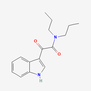 molecular formula C16H20N2O2 B3053218 N,N-Dipropyl-3-indoleglyoxylamide CAS No. 52061-52-6