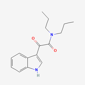 molecular formula C16H20N2O2 B3053218 N,N-二丙基-3-吲哚乙二酰胺 CAS No. 52061-52-6