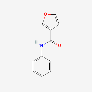 molecular formula C11H9NO2 B3053223 N-Phenylfuran-3-carboxamide CAS No. 52109-86-1