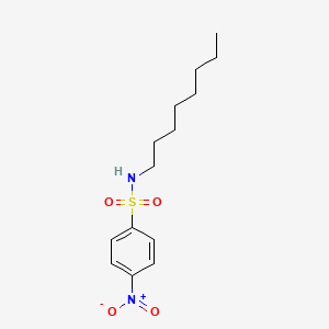 molecular formula C14H22N2O4S B3053246 4-nitro-N-octylbenzenesulfonamide CAS No. 52374-21-7