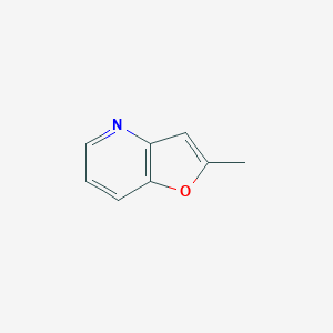 molecular formula C8H7NO B3053266 2-甲基呋并[3,2-b]吡啶 CAS No. 52605-89-7