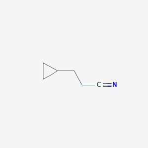 molecular formula C6H9N B3053271 3-环丙基丙腈 CAS No. 5266-72-8