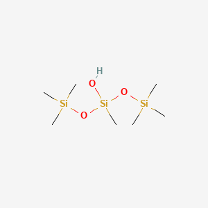 molecular formula C7H22O3Si3 B3053276 Heptamethyltrisiloxan-3-ol CAS No. 5272-21-9