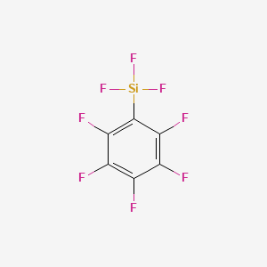 Silane, trifluoro(pentafluorophenyl)-