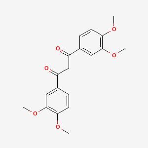 molecular formula C19H20O6 B3053283 1,3-Bis(3,4-dimethoxyphenyl)propane-1,3-dione CAS No. 52751-63-0