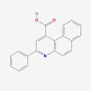 3-Phenylbenzo[f]quinoline-1-carboxylic acid