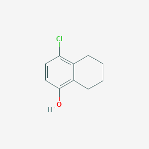 molecular formula C10H11ClO B3053288 4-Chloro-5,6,7,8-tetrahydronaphthalen-1-ol CAS No. 52780-69-5