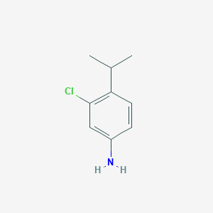 molecular formula C9H12ClN B3053291 3-Chloro-4-isopropylaniline CAS No. 52789-33-0
