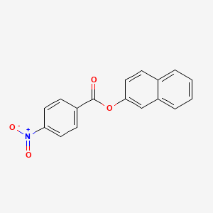 molecular formula C17H11NO4 B3053292 2-萘甲基 4-硝基苯甲酸酯 CAS No. 52798-57-9