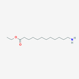 molecular formula C14H29NO2 B3053318 Ethyl 12-aminododecanoate CAS No. 53005-23-5