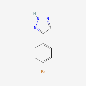 molecular formula C8H6BrN3 B3053320 4-(4-bromophenyl)-1H-1,2,3-triazole CAS No. 5301-98-4