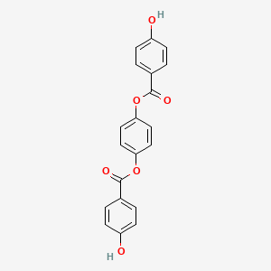 Benzoic acid, 4-hydroxy-, 1,1'-(1,4-phenylene) ester