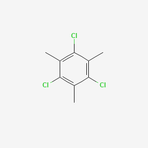 molecular formula C9H9Cl3 B3053338 1,3,5-Trichloro-2,4,6-trimethylbenzene CAS No. 5324-68-5