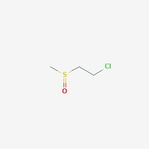molecular formula C3H7ClOS B3053354 2-氯乙基甲基亚砜 CAS No. 5331-57-7