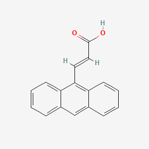 molecular formula C17H12O2 B3053361 9-蒽甲基丙烯酸 CAS No. 5335-33-1