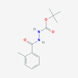 tert-butyl N-[(2-methylbenzoyl)amino]carbamate