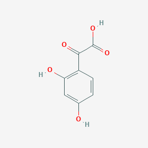 molecular formula C8H6O5 B3053363 (2,4-Dihydroxyphenyl)(oxo)acetic acid CAS No. 5336-27-6