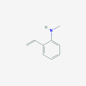 molecular formula C9H11N B3053372 N-甲基-2-乙烯基苯胺 CAS No. 5339-28-6