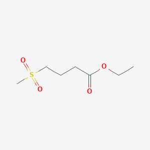 molecular formula C7H14O4S B3053383 Ethyl 4-(methylsulfonyl)butanoate CAS No. 5342-81-4