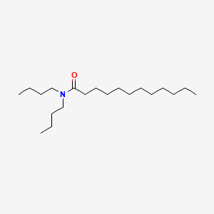 molecular formula C20H41NO B3053385 N,N-Dibutyldodecanamide CAS No. 5343-44-2