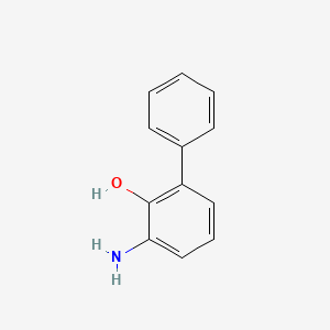 molecular formula C12H11NO B3053387 2-Amino-6-phenylphenol CAS No. 53442-24-3