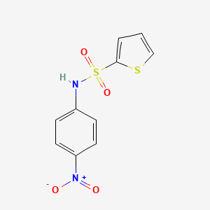 molecular formula C10H8N2O4S2 B3053388 N-(4-硝基苯基)噻吩-2-磺酰胺 CAS No. 53442-39-0