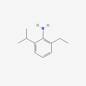 molecular formula C11H17N B3053389 2-Ethyl-6-isopropylaniline CAS No. 53443-93-9
