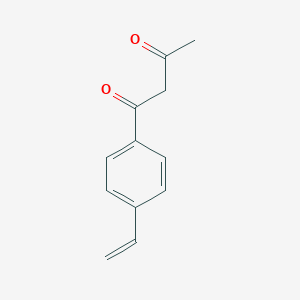 molecular formula C12H12O2 B3053396 4-Vinylbenzoylacetone CAS No. 53498-48-9