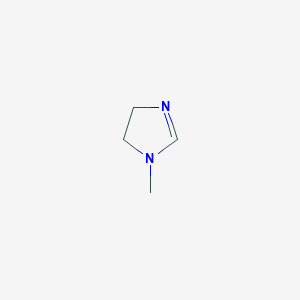 molecular formula C4H8N2 B3053402 1H-咪唑，4,5-二氢-1-甲基- CAS No. 53517-93-4