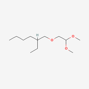 molecular formula C12H26O3 B3053403 1-(2,2-Dimethoxyethoxy)-2-ethylhexane CAS No. 53533-25-8
