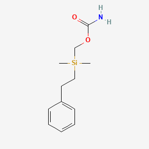 [Dimethyl(2-phenylethyl)silyl]methyl carbamate