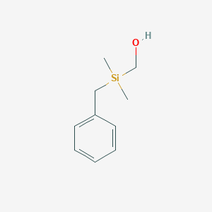 molecular formula C10H16OSi B3053409 [Benzyl(dimethyl)silyl]methanol CAS No. 5356-95-6