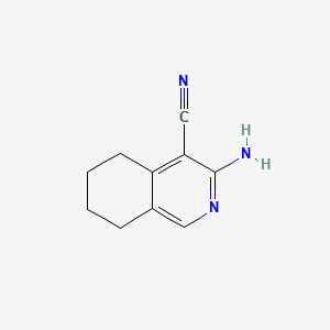 4-Isoquinolinecarbonitrile, 5,6,7,8-tetrahydro-3-amino-