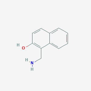 molecular formula C11H11NO B3053444 1-(Aminomethyl)naphthalen-2-ol CAS No. 5386-23-2