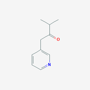 molecular formula C10H13NO B3053446 3-Methyl-1-(pyridin-3-yl)butan-2-one CAS No. 53872-97-2