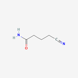 molecular formula C5H8N2O B3053448 4-氰基丁酰胺 CAS No. 53897-27-1