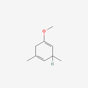 molecular formula C9H14O B3053453 1-Methoxy-3,5-dimethyl-1,4-cyclohexadiene CAS No. 53922-67-1