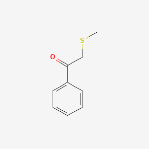 B3053468 2-(Methylsulfanyl)-1-phenylethan-1-one CAS No. 5398-93-6