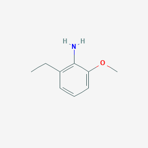 molecular formula C9H13NO B3053469 Benzenamine, 2-ethyl-6-methoxy- CAS No. 53982-01-7