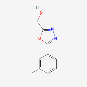 [5-(3-Methylphenyl)-1,3,4-oxadiazol-2-yl]methanol