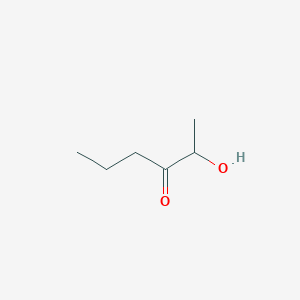 molecular formula C6H12O2 B3053492 2-Hydroxyhexan-3-one CAS No. 54073-43-7