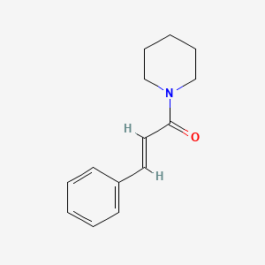 molecular formula C14H17NO B3053514 1-Cinnamoylpiperidine CAS No. 5422-81-1