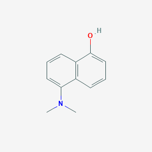 molecular formula C12H13NO B3053522 5-(Dimethylamino)naphthalen-1-ol CAS No. 54263-77-3