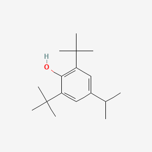molecular formula C17H28O B3053524 2,6-Di-tert-butyl-4-isopropylphenol CAS No. 5427-03-2