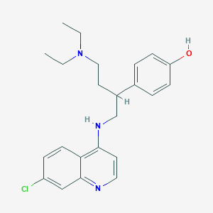 4-{1-[(7-Chloroquinolin-4-yl)amino]-4-(diethylamino)butan-2-yl}phenol
