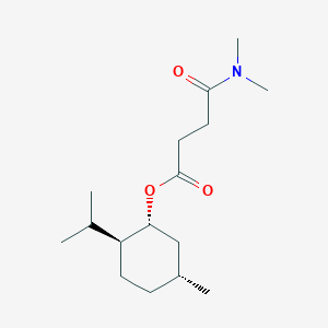 molecular formula C12H24 B3053563 N,N-Dimethyl menthyl succinamide CAS No. 544714-08-1