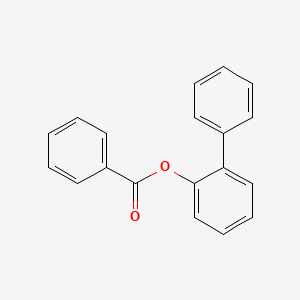 molecular formula C19H14O2 B3053565 (2-Phenylphenyl) benzoate CAS No. 5449-49-0
